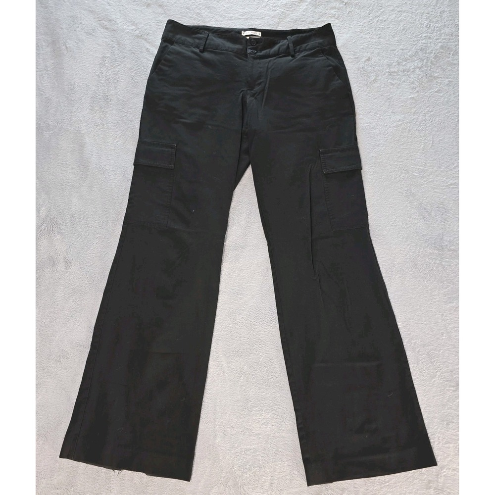 NWT Women's Old Navy Extra High Waist Satin Barrel Cargo Wide Leg Pants Size 10